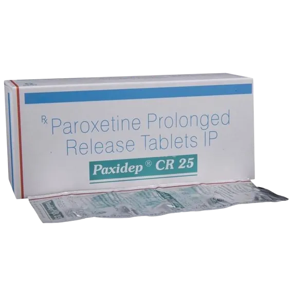 paxidep cr 25mg tablet 10's
